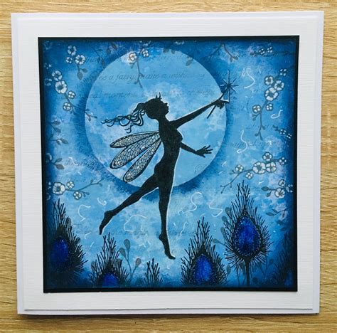 Fayllin Sprinkling Fairy Dust Into The Blue Lavinia Stamps Cards