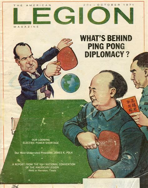ping pong diplomacy the right profile