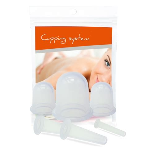 Spequix New 6pcs 100 Silicone Massage Cupping Set Bodyandfacial Vacuum Therapy Massager Cups For