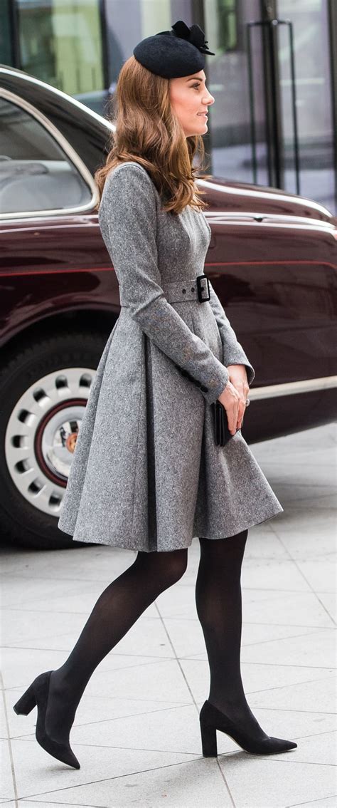 Catherine elizabeth kate middleton is the duchess of cambridge and wife of prince william, duke of cambridge. Kate Middleton Gray Coat Dress March 2019 | POPSUGAR ...