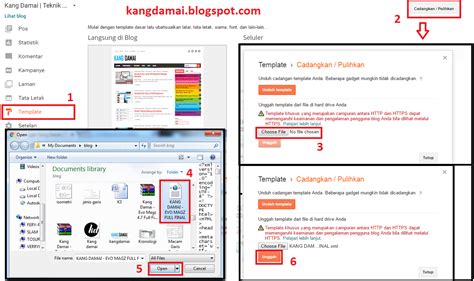 Cara Mengganti Template Dan Tampilan Blog Kang Damai