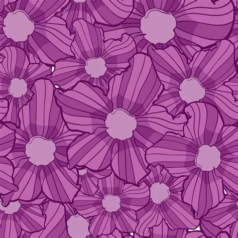Flower Seamless Pattern Flower Background Texture Floral Seamless Pattern Vector Art At