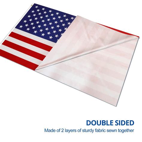 Dualplus 2 Ply Double Sided 3x5 Foot American Us Flag Anley Flags