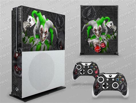 Xbox One S 4 Console Graphics The Joker Invision Artworks