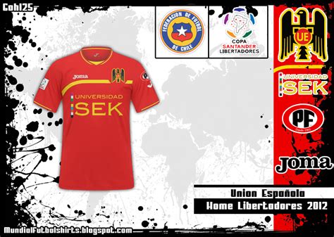 Please enter your email address receive daily logo's in your email! Mundial Futbol Shirts: Unión Española 2012 (Libertadores)