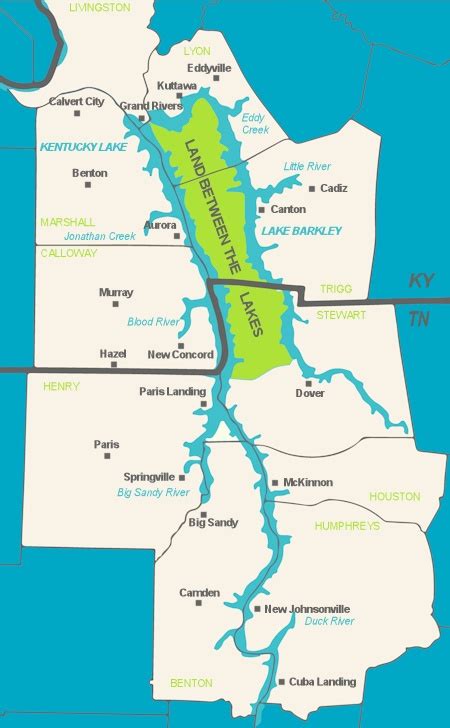Lake Cumberland Map Of Marinas