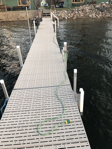 extension cord running down a dock : OSHA