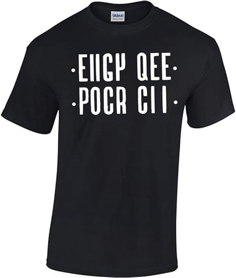 Eiigy Qee Pocr Cii Hidden Message Fuck Off T Shirt Xx Large Black