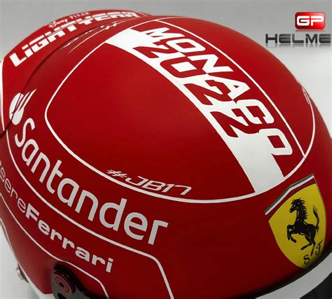 Charles Leclerc 2022 Monaco Gp Replica Helmet Ferrari F1 Gpbox