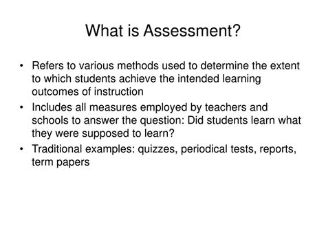 ppt authentic assessment principles and methods powerpoint presentation id 2708969