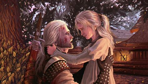 Gerald And Ciri Something More Geralt And Ciri The Witcher Geralt Witcher Art The Witcher