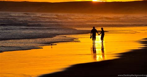 Download Romantic Beach Sunset Wallpapers For Windows Desktop Background