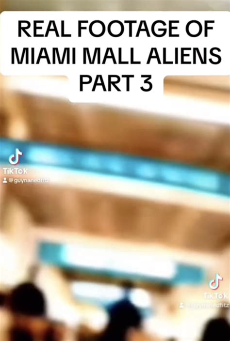 Bayside Mall Miami Alien Video Leaked