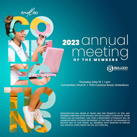 Bulloch Solutions Annual Meeting and Report Set for May 18 • The