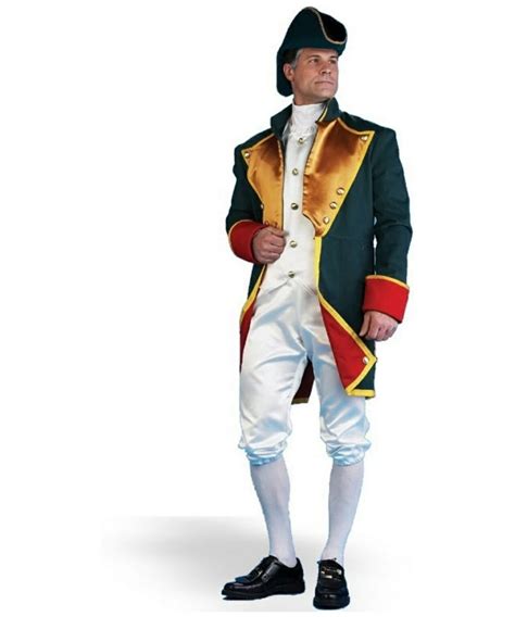 Adult Colonial General Costume Men Colonial Costumes