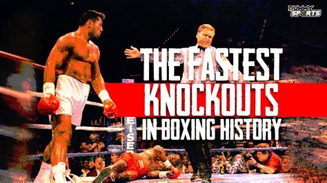 Fastest Knockouts In Boxing History Youtube