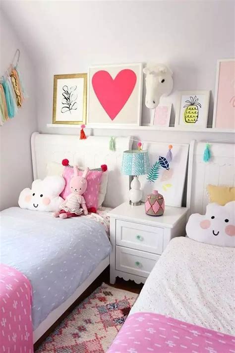 77 Charming Shared Girl Bedrooms To Get Inspired Digsdigs Shared