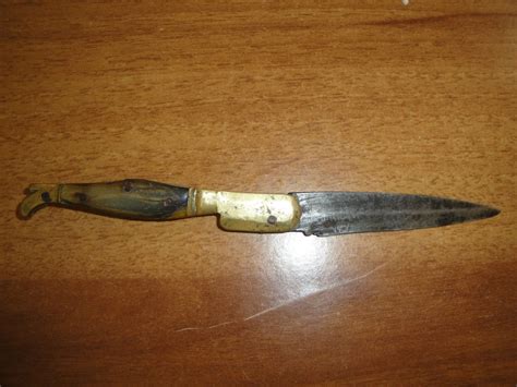 Raro Coltello Antico Italiano Piemontese 1700 Antique Italian Knife