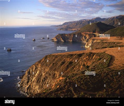 Coastal View From Pacific Highway 1 Big Sur California United States