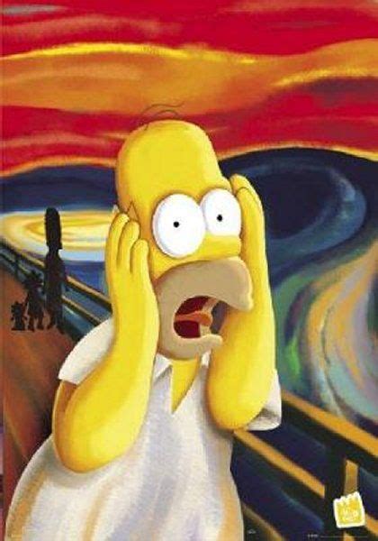 Munch Lurlo Simpsons Les Simpson Et Simpson Art