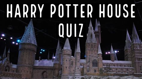 Harry Potter House Quiz Which Hogwarts House Are You Youtube