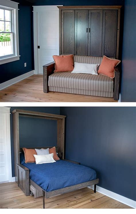 Bunk beds come in the usual style with two mattresses but there are also lofted bed options that can be used for a desk area or an entertainment space. Sofa Murphy Bed Combo Horizontal Inline Murphy Bed And ...