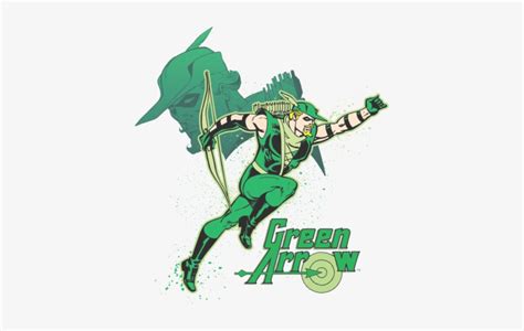 Dc Comics Green Arrow In Action Mens Regular Fit T Shirt Green Arrow