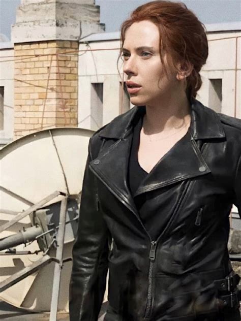 Black Widow Natasha Romanoff Leather Jacket