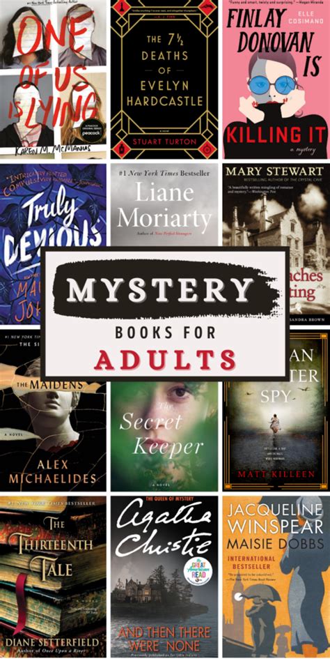 17 mystery books for adults everyday reading