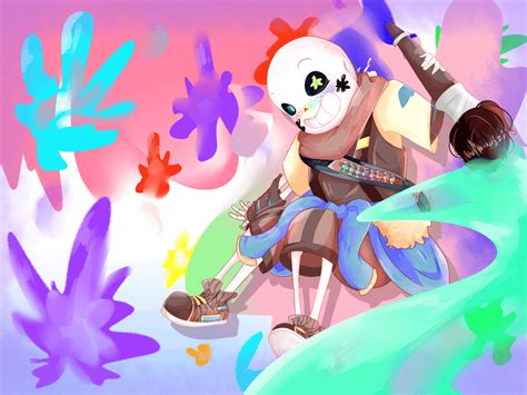 Fell ink sans was created during the original ink sans' recent events of being emotionless and ﻿distant among the other aus he protects. Ink Sans Wallpapers - Wallpaper Cave