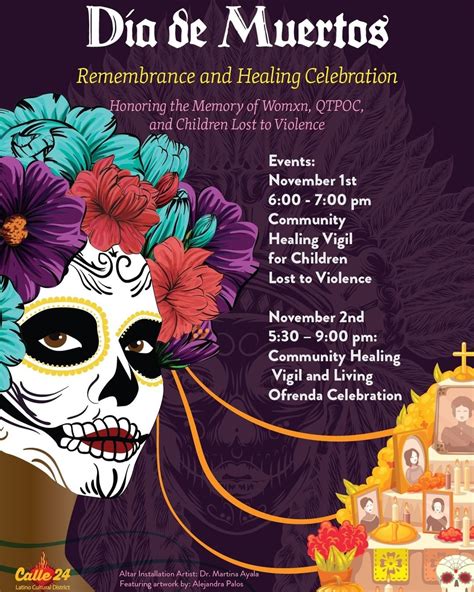 Sfs Dia De Los Muertos Healing Vigil And Ofrenda Performances In The