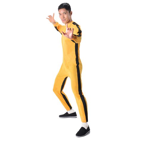 Yellow Jumpsuit Adult Costume Bruce Lee Store