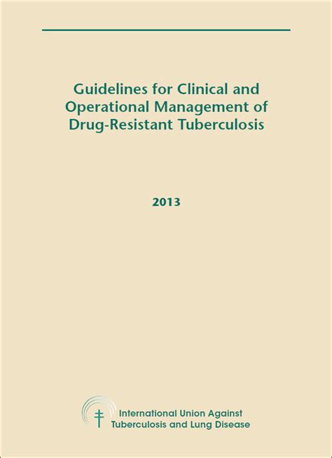 Guidelines For The Clinical And Operational Management Of Drug