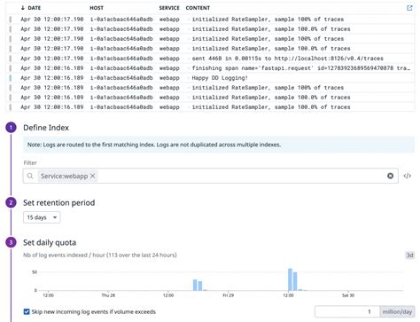 Datadog Log Indexes And Facets Yippeecode
