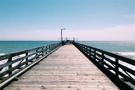 Gambar Pantai Laut Lautan Horison Dermaga Boardwalk Jembatan