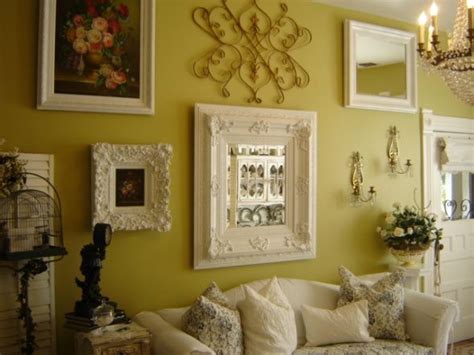 A Yellow Shabby Chic Living Room Must Be Created With The