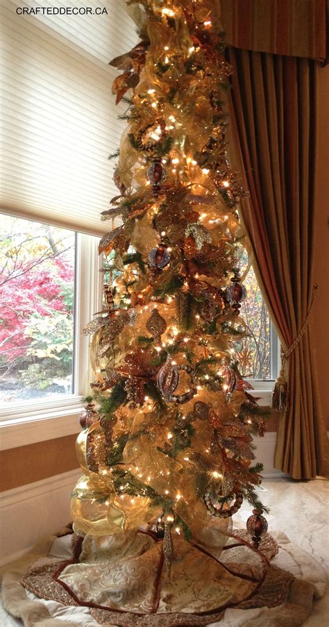 Slim Christmas Tree Decorating Ideas