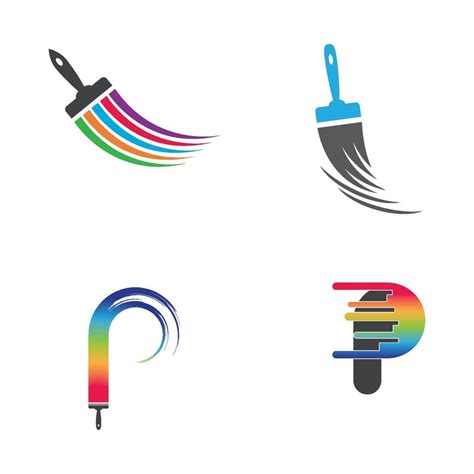 Paintbrush Logo Images Illustration 2084885 Vector Art At Vecteezy