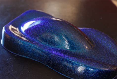 Aqua Blue Purple Chameleon Metal Flake Paint With Pearl