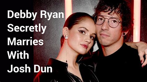 Debby Ryan Secretly Marries Josh Dun Of Twenty One Pilots Debby Ryan
