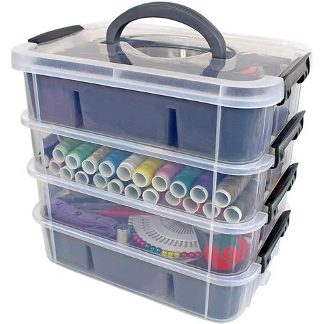 Stackable Plastic Storage Containers By Bins And Things Plastic Storage