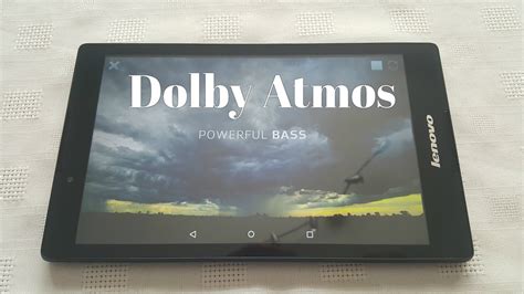 Lenovo Tab 2 A8 50f Speaker Sound Test Dolby Atmos Youtube