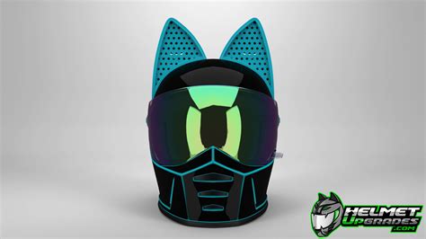 Ready to upgrade your plain old helmet for some cat ears? Cat Ear Helmet Upgrade: BLACK | Easy Peel-and-Stick Helmet ...