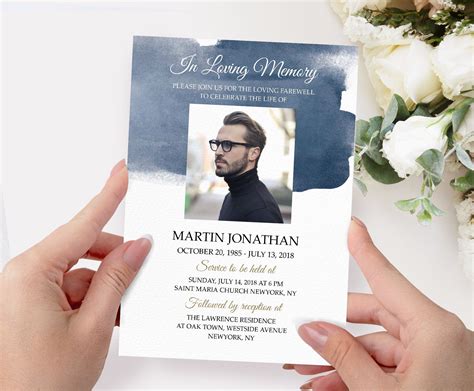 Pin On Funeral Templates