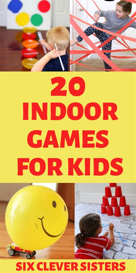Indoor Games For When Youre Running Out Of Ideas Six
