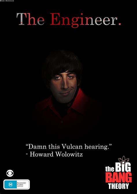 Big Bang Theory Howard Wolowitz Movie Poster By Blakemallinson On