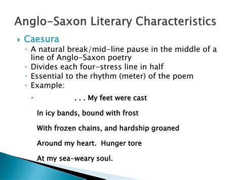 Ppt Anglo Saxon Literature Powerpoint Presentation Free Download