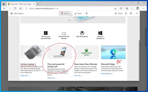 Microsoft Edge Officially Gets A Web Capture Feature