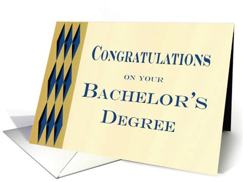 Graduation Congratulations Bachelors Degree Card 737411