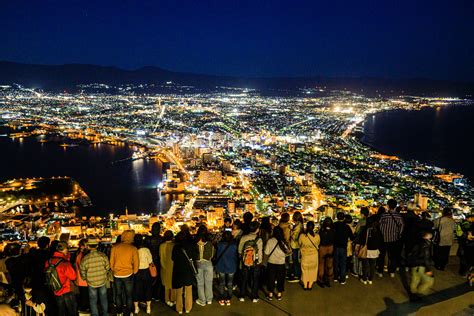 The Night View From Mt Hakodate 2 High20mb Hakodate Photo Library